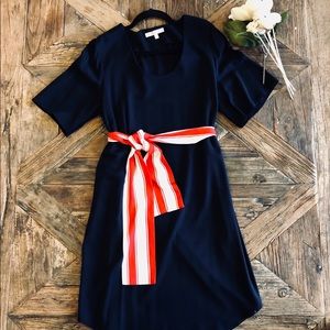 Rosie Pope maternity shirt dress with tie